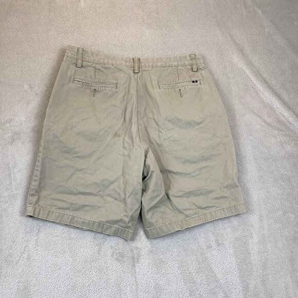 Nautica Men's Shorts 32W The Danforth 100% Cotton Khaki Casual - Picture 13 of 13
